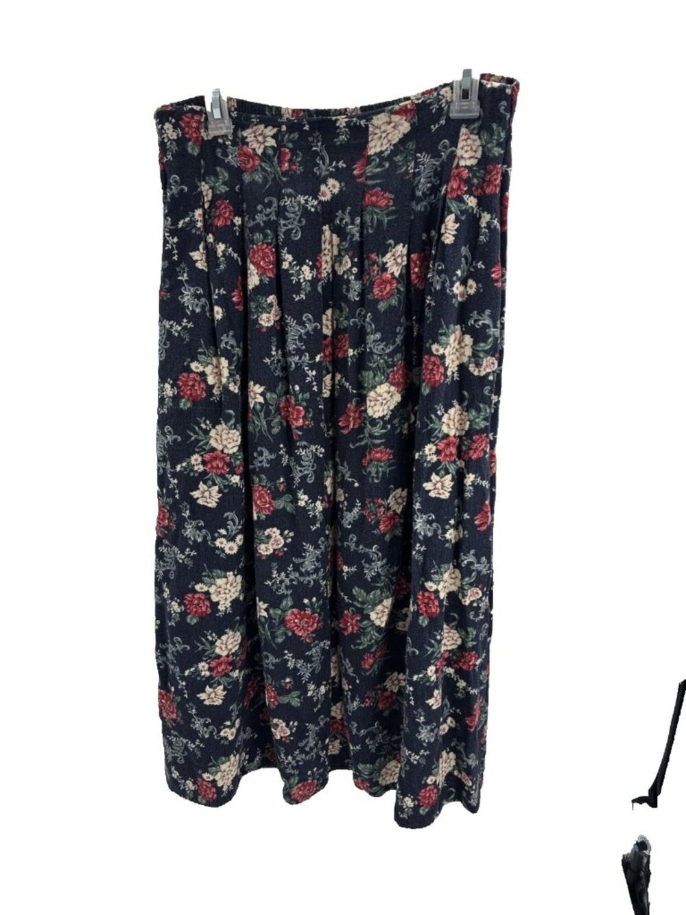 Vintage Northern Traditions Floral Midi Skirt Womens M Rayon Cottagecore